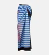 Jean Paul Gaultier Printed Cotton Beach Cover-up