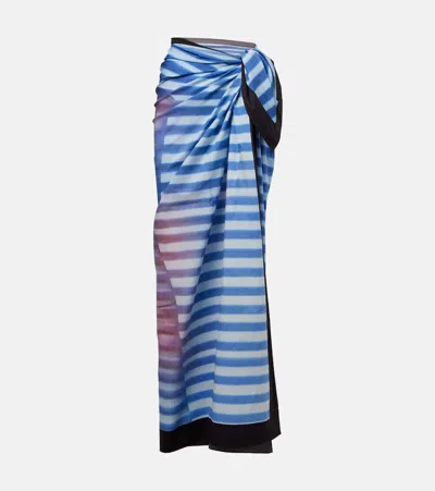 Jean Paul Gaultier Printed Cotton Beach Cover-up