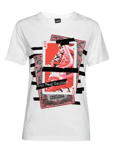 Pre-owned Jean Paul Gaultier Printed Crew-neck T-shirt