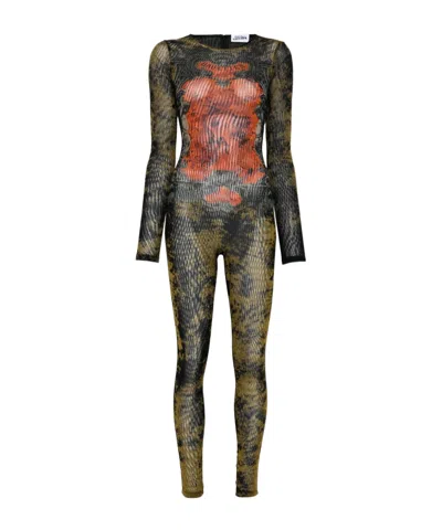 JEAN PAUL GAULTIER PRINTED JUMPSUIT