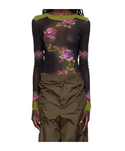 Jean Paul Gaultier Printed Long-sleeved T-shirt