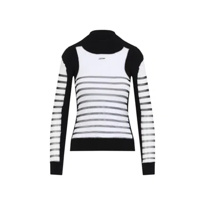 JEAN PAUL GAULTIER PRINTED "MARINIERE" PULLOVER