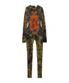 Jean Paul Gaultier Graphic Print Full-length Dress With Long Sleeves