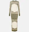 Jean Paul Gaultier Cathouche Dress Woman Multicolor In Nylon In Multicoloured