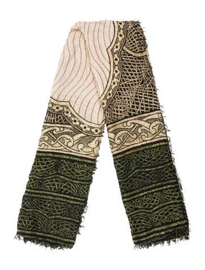 Pre-owned Jean Paul Gaultier Printed Scarf In Multi