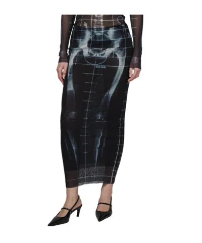 Jean Paul Gaultier Printed Skirt