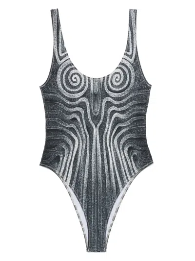 Jean Paul Gaultier Badeanzug Mit Print In Multicolor