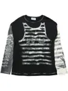Jean Paul Gaultier Printed T-shirt In Black