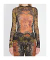Jean Paul Gaultier Printed Tops In Multi