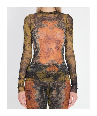 JEAN PAUL GAULTIER PRINTED TOPS