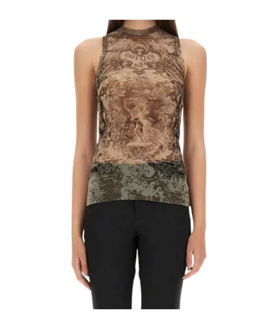 Jean Paul Gaultier Printed Vest