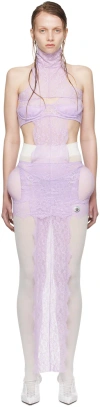 Jean Paul Gaultier Purple Shayne Oliver Edition Minidress In 29 Lilac