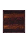 Jean Paul Gaultier Python Print Silk Scarf In Multi