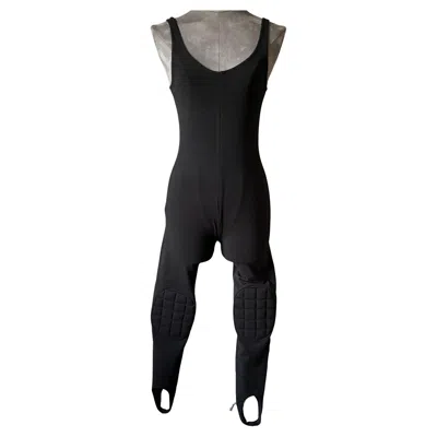 Pre-owned Jean Paul Gaultier Rare Gaultier Junior 1990s Archive Futuristic Catsuit / Avant-garde Bodysuit In Black
