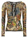 Jean Paul Gaultier 're-edition - The Yellow Butterfly' Cardigan In Multi