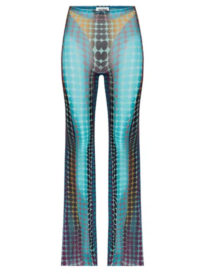 Jean Paul Gaultier "re-edition: Flare Trousers" Trousers In Blue