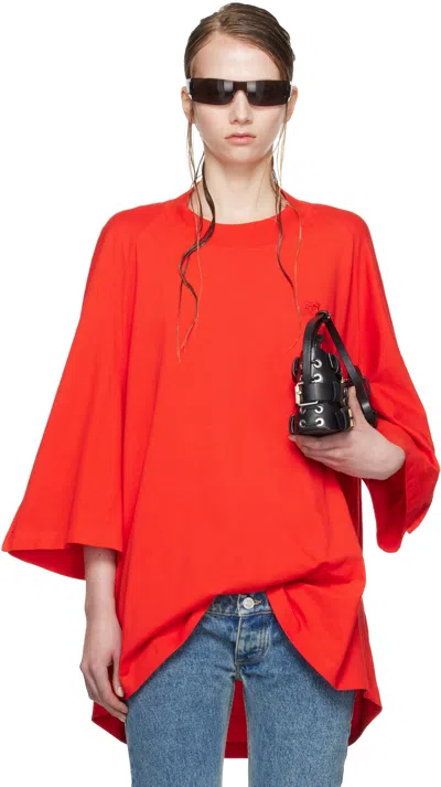 Jean Paul Gaultier Red Shayne Oliver Edition T-shirt In 30 Red
