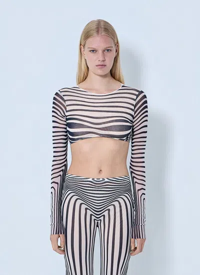 Jean Paul Gaultier Re-edition The Body Morphing Crop Top In Multi