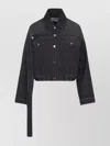 Jean Paul Gaultier Relaxed Fit Denim Outerwear In Black