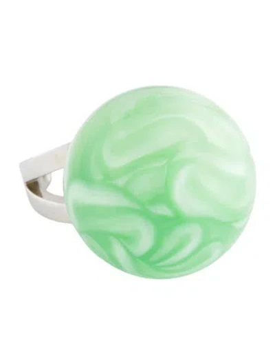 Pre-owned Jean Paul Gaultier Resin La Manso Cocktail Ring In Multi