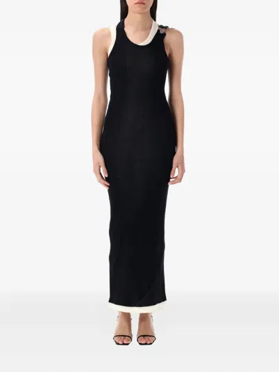 JEAN PAUL GAULTIER RIBBED COTTON DRESS