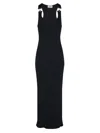 JEAN PAUL GAULTIER JEAN PAUL GAULTIER RIBBED COTTON LONG DRESS