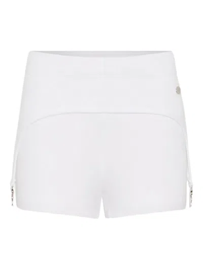 JEAN PAUL GAULTIER RIBBED GARTER COTTON SHORTS