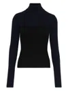 Jean Paul Gaultier Ribbed Merino Wool Turtleneck Sweater