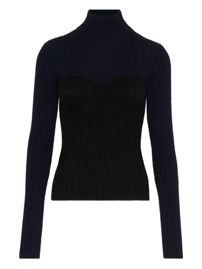 Jean Paul Gaultier Ribbed High-neck Sweater