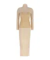 Jean Paul Gaultier Corset Dress Dresses White In Neutral