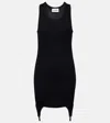 Jean Paul Gaultier Dress With Garter Detail In Black