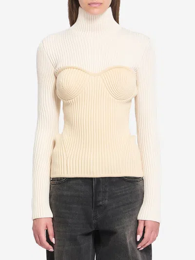Jean Paul Gaultier Ribbed Knit Pullover