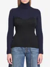 Jean Paul Gaultier Ribbed Knit Pullover