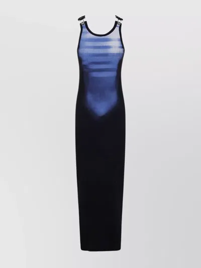 Jean Paul Gaultier Ribbed Long Dress "le Male" With Clip