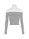 Jean Paul Gaultier The Knit Marinière Sweater In White