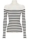 Jean Paul Gaultier The Knit Marinière Sweater In White