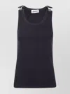 Jean Paul Gaultier Tank Top With With Overall Engraved In Black