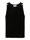 Jean Paul Gaultier Tank Top With With Overall Engraved In Negro