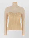 Jean Paul Gaultier Corset Sweater Sweaters And Cardigans White In Brown