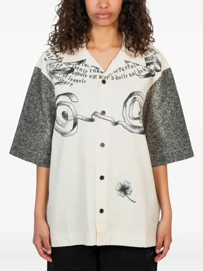 Jean Paul Gaultier Hemd Mit Rosen-print In Multi