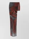 Jean Paul Gaultier The Red Blurry Roses Bermuda And Short Multicolor In Multi
