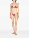 Jean Paul Gaultier Roses Printed-tie Bikini Bottoms In Multi