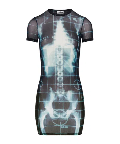 JEAN PAUL GAULTIER SQUELETOR MINI DRESS