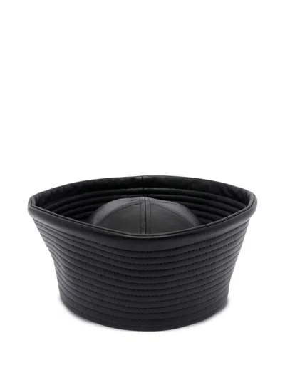 Jean Paul Gaultier Sailor Bucket Hat In Black