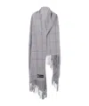 Jean Paul Gaultier Scarf Draped Top In Gray