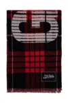 Jean Paul Gaultier Sciarpa In Lana Tartan