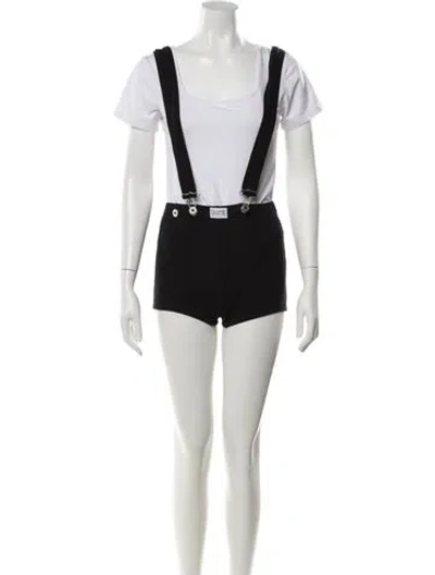 Pre-owned Jean Paul Gaultier Scoop Neck Romper In Multicolor