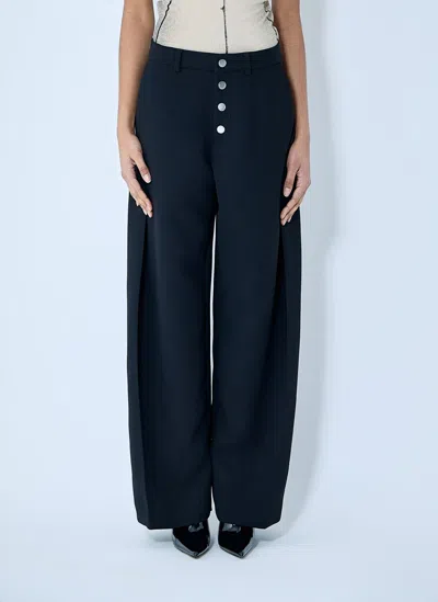 Jean Paul Gaultier Sculptural Pants In Black