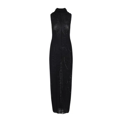 Jean Paul Gaultier Sequin-adorned Long Dress