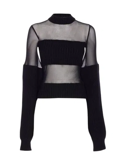 JEAN PAUL GAULTIER JEAN PAUL GAULTIER SHEER SWEATER